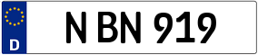 Truck License Plate